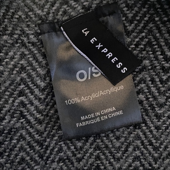 LA Express Acrylic Plaid Tartan Green Navy Versatile Wrap Shawl One Size - Picture 12 of 12